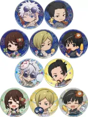 【中古】バッジ・ビンズ 全10種セット 缶バッジ 「まるくじ 呪術廻戦 Summer memories YUKATA styl」 小吉