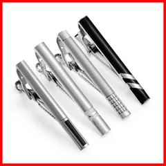 結婚式等 誕生日プレゼント プレゼント シンプルでいておしゃれ感 メンズ セット ネクタイピン おしゃれ 4本セット 上品なネクタイピン [wynameleri]