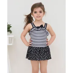 ☆ A×ブラック ☆ 130cm ☆ キッズ水着 女の子 ワンピース オールインワン キッズ 水着 女の子 ワンピース スイムウェア キッズ水着 オールインワン みずぎ 子供水着 キャミソール ノースリーブ フリル?リボン こども 子供 子ども 水遊び