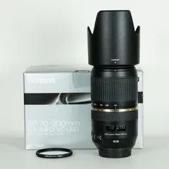 TAMRON - 中古 TAMRON 70-300mm f4-5.6 A005 Canonマウント SP 70-300mm F/4-5.6 Di VC USD (Model A005) [キヤノン用] 中古