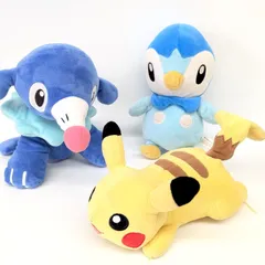 ポケモン ポケセン限定 ぬいぐるみ ピカチュウ・アシマリ・ポッチャマ セット売り