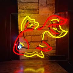 オリジナル　和風　錦鯉　 ネオンライト アートサイン ネオン管　オーダー