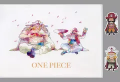 【中古】クリアファイル エドワード・ニューゲート＆ゴール・D・ロジャー A4クリアファイル＆ステッカーセット 「一番くじ ワンピース ロジャー海賊団～伝説の海賊～」 I賞