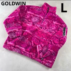 美品　90s GOLDWIN ゴールドウィン　フリースジャケット　フローラル　L ヴィンテージ　スキーウェア　スノボ