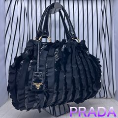 【美品】PRADA×プラダ 特大パドロックボストンバッグ 美品】PRADA×プラダ 特大パドロックボストンバッグ