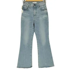 美品✨MOUSSY MVS FLARE 25 ブルー　マウジー　フレア　ミサモ 美品✨MOUSSY MVS FLARE 25 ブルー マウジー フレア ミサモ