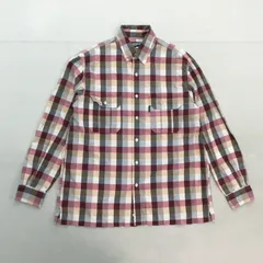 ■日本製 Paul Smith JEANS ポールスミスジーンズ チェックシャツ 長袖シャツ トップス コットン L メンズ 2ポケ ボタンダウン 0.4kg