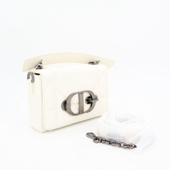 "クリスチャンディオール Christian Dior カロ チェーンショルダー ホワイト バック 美品