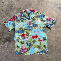 古着 GEORGE ジョージ アロハシャツ 総柄シャツ アメカジメンズ レディース ヴィンテージ商品番号036