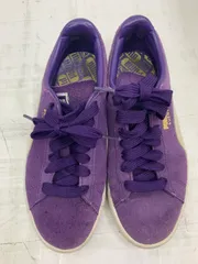 h7973 PUMAスエード スニーカー シューズ 紫 23.0cm