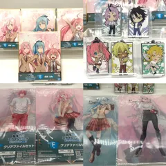 一番くじ 転生したらスライムだった件 私立テンペスト学園Ⅱ E賞 色紙 4種 F賞 クリアファイル 2枚 4種 シュナ ベニマル リムル シオン G賞 ラバーチャーム 5種【外箱無し】１１点 新品 セット