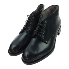 CHROME HEARTS クロムハーツ（原本有） ブーツ Alden LACE FRNT GRMMTS オールデン コードバン チャッカブーツ クロスボール ブラック系 8D【中古】のサムネイル