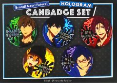 Free! ホログラム 缶バッジ セット DIVE TO THE FUTURE - メルカリ