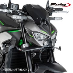 Puig 22446N DOWNFORCE NAKED FRONTAL SPOILERS  [BLACK] KAWASAKI Z900(25-)  プーチ フロントダウンフォース ネイキッドスポイラー