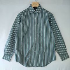 ポロバイラルフローレン ドレスシャツ グリーンストライプ  M CURHAM SPORT GREEN STRIPE