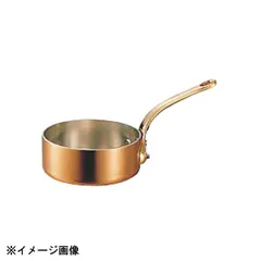 【新品】和田助製作所 銅極厚浅型片手鍋 真鍮柄 24cm 009020のサムネイル