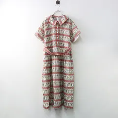 【値下げ】未使用 定価6.5万 2024SS ジェーンマープル Jane Marple Parade granny-dress パレード グラニードレス M/レッド【2400014401943】のサムネイル