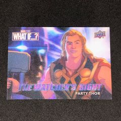 Party Thor / パーティー・ソー 2023 Upper Deck Marvel What If...? The Watcher's Sight Lenticulars #WS4