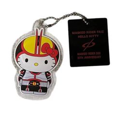 【中古キーホルダー】ハローキティ　仮面ライダー555  アクリルキーホルダー