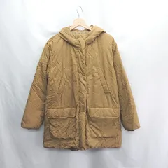 ◇ ⊇ BEAUTY & YOUTH UNITED ARROWS フェザー 長袖 ダウンジャケット サイズM キャメル レディース E  【1502180077807】