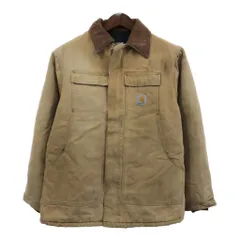 90年代 Carhartt カーハート トラディショナルジャケット ライトブラウン (メンズ L相当) 中古 古着 Q8341