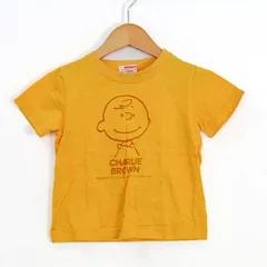 ファミリア 半袖Ｔシャツ トップス スヌーピーコラボ コットンT キッズ 男の子用 110サイズ イエロー Familiar 【中古】
