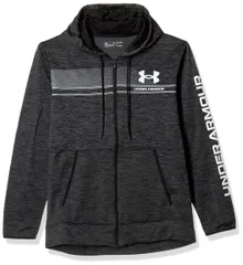 [アンダーアーマー] スウェット_パーカー ARMOUR FLEECE BAR LOGO TWIST FZ メンズ 001 日本 SM (日本サイズS相当) [001] [S]