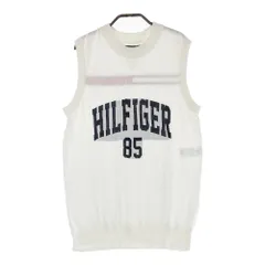 サイズ：M TOMMY HILFIGER GOLF トミー ヒルフィガーゴルフ  ニットベスト  ホワイト系 [240101443908] ゴルフウェア レディース ストスト
