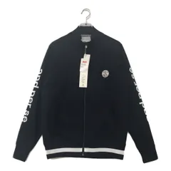 未使用品 メンズ アンパスィ and per se ニットアウター L 紺 フルジップ 裏地付き 【2024年秋冬モデル】