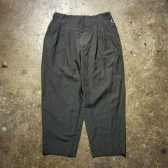COMME des GARCONS HOMME PLUS 25ss 定番 エステル縮絨 2タックワイドテーパードパンツ M 2025ss AD2024 コムデギャルソンオムプリュス ポリ縮 縮絨 PZ-P006