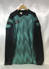 umbro アンブロ USA製 80s 肩パッド ゲームシャツ ゴールキーパーシャツ サッカー サイズXL グリーン/ブラック ヴィンテージ 古着のサムネイル