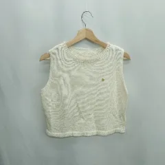 ◇ ⊂ Φ SENSE OF PLACE ニットベスト サイズOne アイボリー レディース E  【1410290012635】