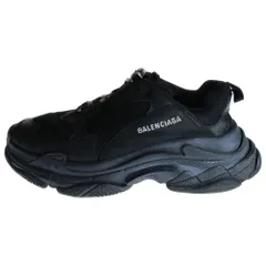 BALENCIAGA バレンシアガ triples トリプルエス オールブラック BALENCIAGA バレンシアガ 536737 Allover Logo TRIPLE S