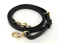 ■極美品■ COACH コーチ レザー バッグ用 ショルダーストラップ クロスボディ 斜め掛け レディース ブラック系 BK9572