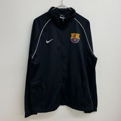 NIKE トラックジャケット ブラック フルジップ サッカー【メンズL】