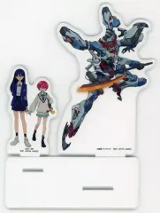 【中古】アクリルスタンド・アクリルパネル マチュ＆ニャアン＆GQuuuuuuX ビジュアルスタンド 「一番くじONLINE 機動戦士Gundam GQuuuuuuX(ジークアクス)」 B賞