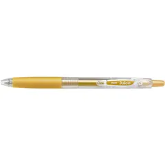 （まとめ買い）パイロット ゲルインキボールペン ジュース 0.5mm 極細 メタリックカラー ゴールド LJU-10EF-GD 【5本セット】