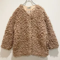 niko and... ニコアンド　レディース　アウター　ボアジャケット　ハーフコート　ノーカラーコート　七分袖　Vネック　無地　モコモコ　ふわふわ　ピンク　オシャレ　かわいい　SU761h1191