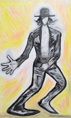 Akihiko Mihara, Salon d'Automne selected artist, oil painting [dancer], small piece, painting, fine art, interior art, original artwork, art goods, oil painting, M10 size, contemporary art, wall hanging, abstract painting, portrait, interior coordination
