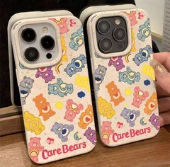 Care Bears ケアベア スマホケース iPhone15ケース カバー iPhone14 iPhone13Pro Max iPhone15 15pro 15promax XS X 11 11pro 12 12pro Y2K 韓国風 平成レトロ