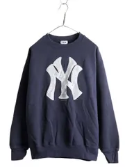 【お得なクーポン配布中!】 00s MLB オフィシャル ヤンキース プリント スウェット トレーナー M