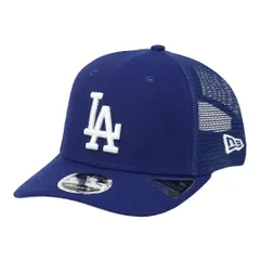 ニューエラ メッシュキャップ NEW ERA 9SEVENTY STRETCH SNAP メジャーリーグ NY LA MLB ロゴ 帽子 メンズ ロサンゼルス・ドジャース ブルー
