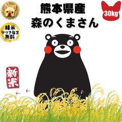 令和3年 熊本県産 森のくまさん 玄米30kg 精米無料 新米