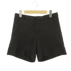 ルージュヴィフ Rouge vif パンツ ショートパンツ 総柄 コットン混 黒 ブラック 38のサムネイル