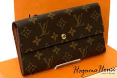 【良美品】ルイヴィトン LOUIS VUITTON モノグラム 長財布 ポシェット・ポルトモネクレディ モノグラム　M61726（旧型）m176