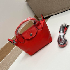 LONGCHAMP ミニトートバッグ 2way ショルダーバッグ #レッド