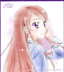 劇場版アイカツプラネット!/アイカツ!未来へのSTARWAY 来場者特典 やぐちひろこ イラストカード(紫吹蘭) 3週目