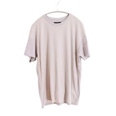 【中古A】LANVIN COLLECTION ランバンコレクション M メンズ 半袖Tシャツ グレー 切り替え 中古A 古着