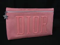 ■美品■ ChristianDior クリスチャンディオール スエード クラッチバッグ セカンドバッグ マルチケース レディース ピンク系 DK4001