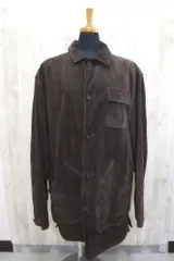 BANANA REPUBLIC バナナリパブリック スエード レザーコート ブラウン